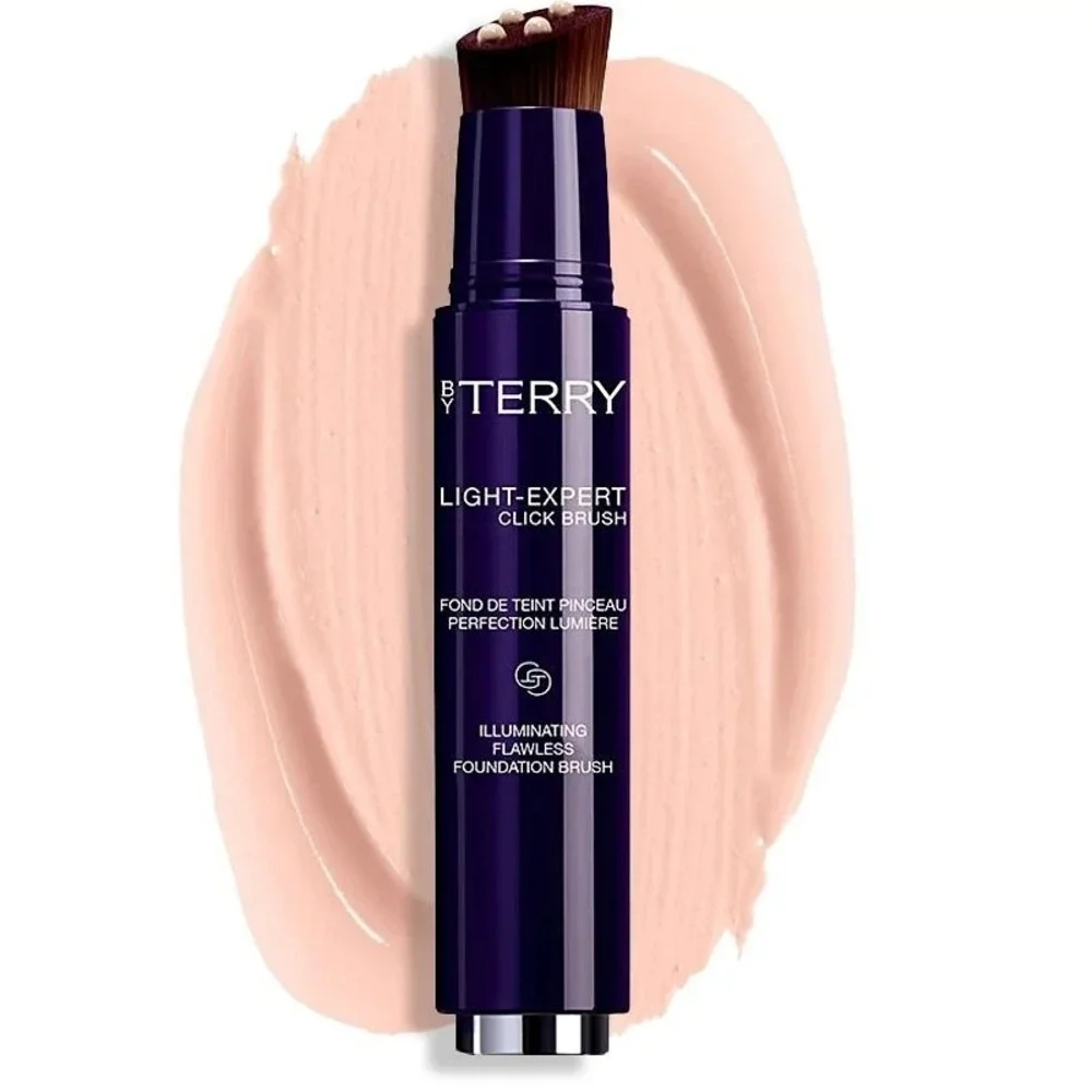 By Terry Light-Expert Click Brush 0.65 oz #1 Rosy Light NIB